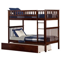 Woodland Twin over Twin Bunk Bed - Urban Trundle Bed