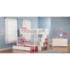 Woodland Twin over Full Bunk Bed - Staircase, Urban Trundle Bed - ATL-AB5675