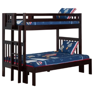Cascade Twin over Full Bunk Bed - Espresso 