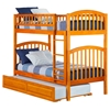 Richland Twin over Twin Bunk Bed - Raised Panel Trundle Bed - ATL-AB6413