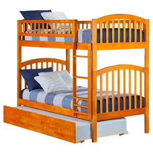 Richland Twin over Twin Bunk Bed - Urban Trundle Bed 