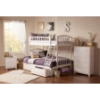 Richland Twin over Full Bunk Bed - 2 Raised Panel Bed Drawers - ATL-AB6422