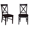 Lexi Dining Chair - Wood Seat, X-Back (Set of 2) - ATL-AD77214