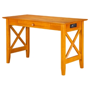 Lexi Office Desk - 1 Drawer, Charging Station 