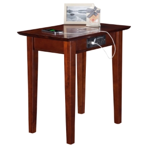 Shaker Chair Side Table - Rectangular, Charging Station 