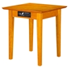 Shaker End Table - Square, Charging Station - ATL-AH1411