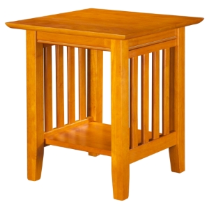 Mission End Table - 1 Shelf 