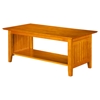 Nantucket Coffee Table - Rectangular, 1 Shelf - ATL-AH1530