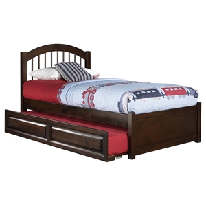 Windsor Twin Flat Panel Foodboard - Raised Panel Trundle Bed 