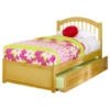 Windsor Full Flat Panel Foodboard Bed - Raised Panel Trundle Bed - ATL-AP943201