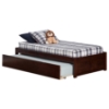 Concord Wood Bed - Flat Panel Foot Board, Urban Trundle - ATL-AR80-201