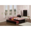 Concord Wood Bed - Flat Panel Foot Board, Urban Trundle - ATL-AR80-201