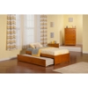 Concord Wood Bed - Flat Panel Foot Board, Urban Trundle - ATL-AR80-201