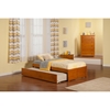 Concord Wood Bed - Flat Panel Foot Board, Urban Trundle - ATL-AR80-201