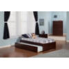 Concord Wood Bed - Flat Panel Foot Board, Urban Trundle - ATL-AR80-201