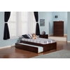 Concord Wood Bed - Flat Panel Foot Board, Urban Trundle - ATL-AR80-201