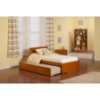 Orlando Platform Bed - Flat Panel Foot Board, Urban Trundle - ATL-AR81-201