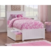 Nantucket Twin XL Wood Bed - Matching Foot Board, 2 Drawers - ATL-AR821611