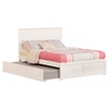 Madison Flat Panel Foot Board Bed - Trundle Bed, Platform - ATL-AR86-201