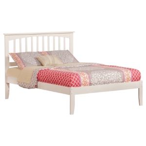Mission Platform Bed - White 