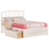 Richmond Platform Bed - Flat Panel Foot Board, 2 Urban Bed Drawers - ATL-AR88-211
