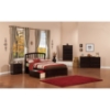 Richmond Platform Bed - Flat Panel Foot Board, 2 Urban Bed Drawers - ATL-AR88-211