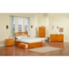 Richmond Platform Bed - Flat Panel Foot Board, 2 Urban Bed Drawers - ATL-AR88-211