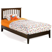 Brooklyn Twin Platform Bed w/ Open Footrail