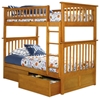 Columbia Twin Over Twin Bunk Bed w/ Flat Panel Drawers - ATL-AB5511