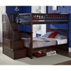 Columbia Full/Full Bunk Bed w/ Storage Stairs - ATL-AB5580