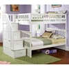 Columbia Full/Full Bunk Bed w/ Storage Stairs - ATL-AB5580