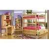 Columbia Full Over Full Slat Bunk Bed w/ Trundle - ATL-AB5553