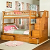 Columbia Stairway Bunk Bed w/ Flat Panel Drawers - Twin - ATL-AB5561
