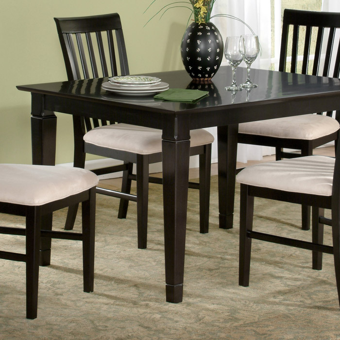 Deco 48 x 36 Solid Top Dining Table w/ Tapered Legs | DCG Stores