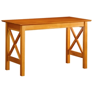 Lexington Wooden Work Table with X Side Panels 