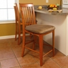 Montreal Butterfly Extension Pub Table and Mission Pub Chairs Set - ATL-MO54X54BLPT7PC