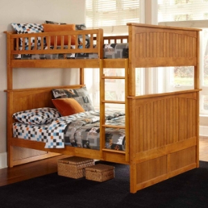 Nantucket Full Size Bunk Bed w/ Beadboard Detail 