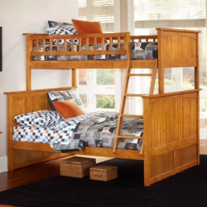Nantucket Twin Over Full Bunk Bed w/ Beadboard Detail 