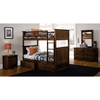 Nantucket Twin Size Bunk Bed w/ Drawers - Flat Panel - ATL-AB5911