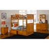Nantucket Twin Size Bunk Bed w/ Drawers - Raised Panel - ATL-AB5912