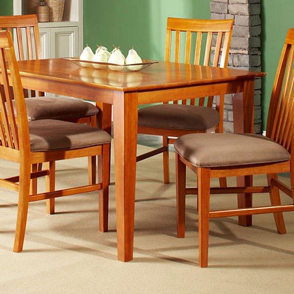 48 Kitchen Table Shaker 48 x 36 Solid Top Rectangular Dining Table | DCG Stores