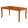 Venetian 48 x 36 Solid Top Dining Table w/ Curved Legs - ATL-VE48X36SDT