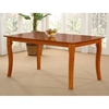 Venetian 60 x 36 Solid Top Dining Table w/ Curved Legs - ATL-VE60X36SDT