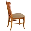 Venetian Dining Chair w/ Microfiber Seat in Cappuccino - ATL-AD77513