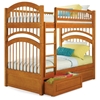 Windsor Mission Style Twin Bunk Bed w/ Raised Panel Drawers - ATL-AB5712