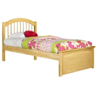 Windsor Twin Bed w/ Raised Panel Footboard