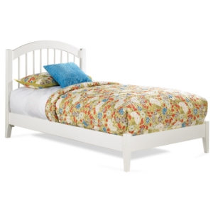 Windsor Twin Platform Bed w/ Open Footrail 