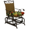Valencia Wicker Resin Single Patio Glider - INTC-4103-SGL