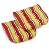 U-Shaped Patio Chair Cushion - All-Weather, Patterned (Set of 2) - BLZ-93180-2CH-REO