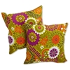 18" Outdoor Throw Pillow - Patterned Fabric (Set of 2) - BLZ-9910-2-REO-X-18